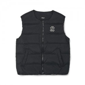 MLB Air Daily Light Weight Down Vest Outerwear Black | USA_MLB99634