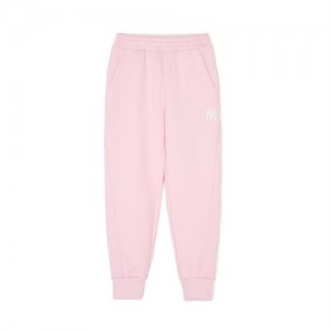 MLB Athleisure Girl`s Pants Bottoms Pink | USA_MLB61023