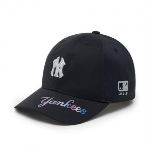 MLB Athleisure Ponytail Cap Black | USA_MLB66151