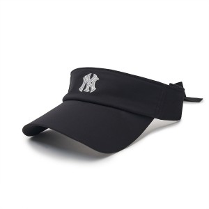 MLB Athleisure Ribbon Sunvisor Cap Black | USA_MLB88829