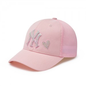 MLB Baisc Girl`s Stone Cap Pink | USA_MLB87684