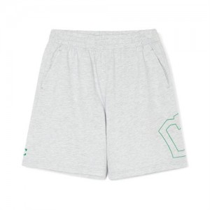 MLB Basic Big Logo Shorts Bottoms White | USA_MLB52522