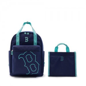 MLB Basic Big Lux Picnic Bag Accessories Navy | USA_MLB30570