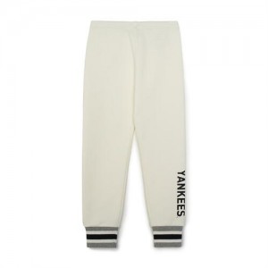 MLB Basic Brushed Pants Leggings Bottoms White | USA_MLB85572