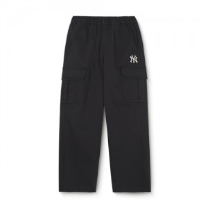 MLB Basic Cargo Pants Bottoms Black | USA_MLB63877