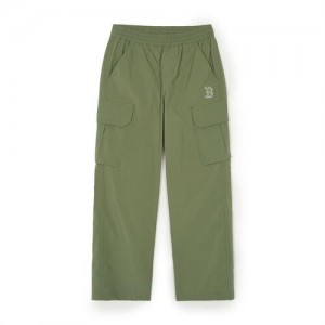 MLB Basic Cargo Woven Pants Bottoms Green | USA_MLB16120