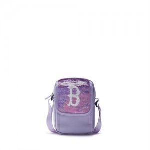 MLB Basic Girl Crossbag Accessories Purple | USA_MLB23253