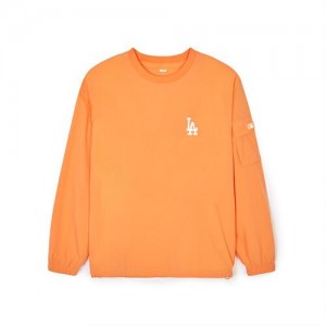 MLB Basic Gorpcore Woven Sweatshirts Orange | USA_MLB35098