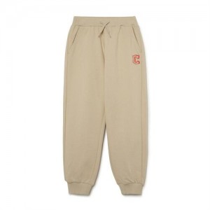 MLB Basic Logo Pants Bottoms Beige | USA_MLB24490