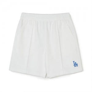 MLB Basic Medium Logo 7in Shorts Bottoms White | USA_MLB25135