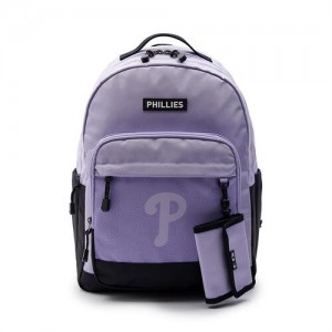 MLB Basic Mesh School Bag Accessories Purple | USA_MLB99624