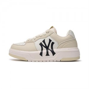 MLB Basic New York Yankees Chunky Liner Beige | USA_MLB67497