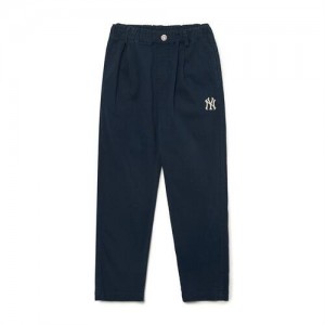 MLB Basic Pintuck Pants Bottoms Black | USA_MLB49015