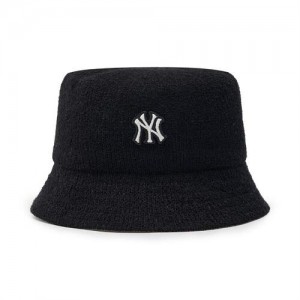 MLB Basic Press Bucket Cap Black | USA_MLB39097