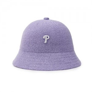 MLB Basic Press Dome Cap Purple | USA_MLB33941