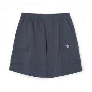 MLB Basic Small Cargo 9in Shorts Bottoms Grey | USA_MLB46069