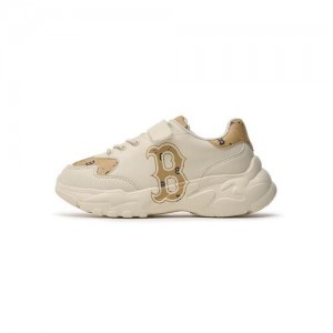 MLB Big Ball Chunky Dia Monogram Shoes Beige | USA_MLB85132