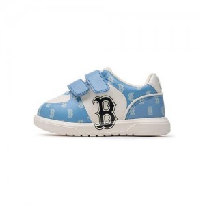 MLB Chunky Liner Baby Denim Monogram Shoes Blue | USA_MLB61197