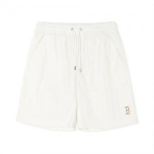 MLB Classic Monogram 7.5in Jqd Woven Shorts Bottoms White | USA_MLB91059