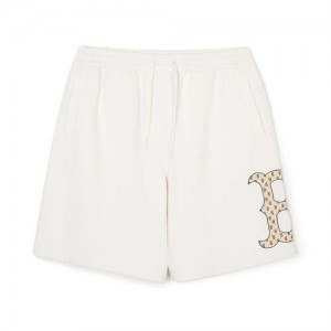 MLB Classic Monogram Big Lux 9in Shorts Bottoms White | USA_MLB88276