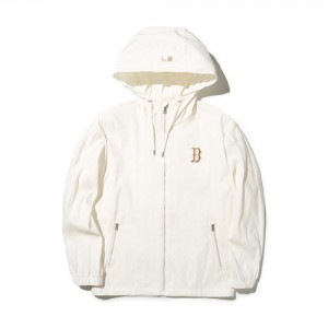 MLB Classic Monogram Jqd Windbreaker Outerwear White | USA_MLB87844