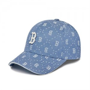 MLB Denim Dia Monogram Structured Baseball Caps Blue | USA_MLB92660