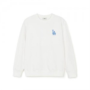 MLB Denim Like Monogram Big Lux Sweatshirts White | USA_MLB22072