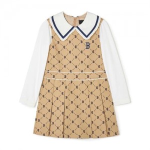 MLB Dia Monogram Dress Bottoms Beige | USA_MLB21853