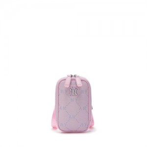 MLB Dia Monogram Mini Crossbag Accessories Pink | USA_MLB77622