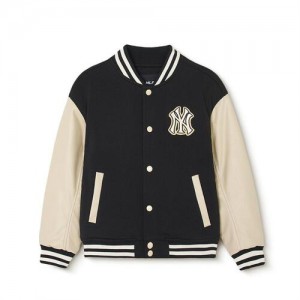 MLB Dragon Varsity Jumper Outerwear Black | USA_MLB42061