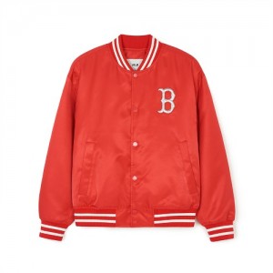 MLB Dragon Varsity Outerwear Red | USA_MLB69652