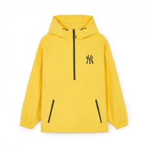 MLB Gorpcore Reflective Hood Anorak Hoodie Yellow | USA_MLB59306