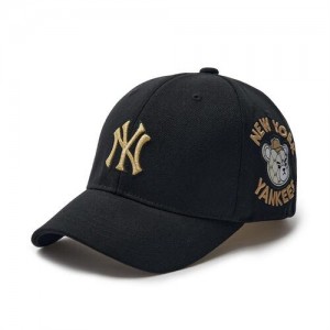 MLB Megabear Monogram Cap Black | USA_MLB95104