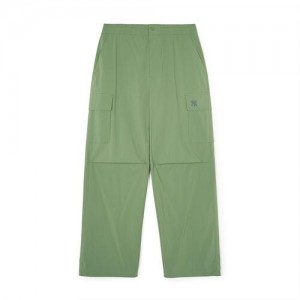 MLB Men`s Basic Gorpcore Parachute Pants Bottoms Green | USA_MLB86776