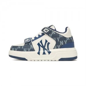 MLB Mid Denim New York Yankees Chunky Liner Black / Blue | USA_MLB90490