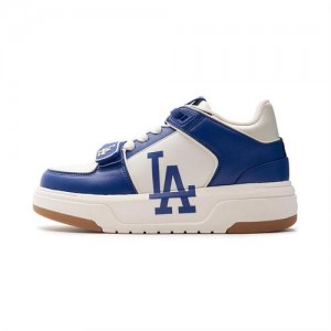 MLB Mid Saffiano Los Angeles Dodgers Chunky Liner White / Blue | USA_MLB89629