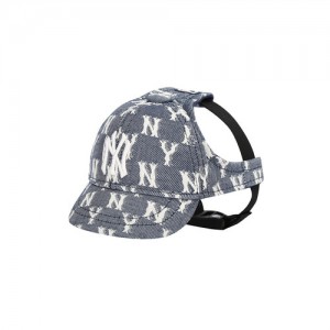 MLB Monogram Cap Pet Grey | USA_MLB89844