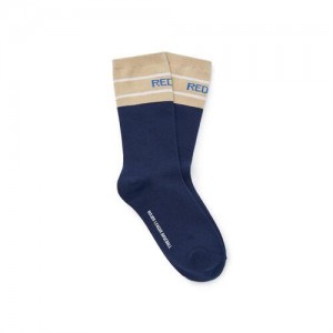 MLB Monotive Girl`s Skate Socks Accessories Navy | USA_MLB79593