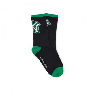 MLB Monotive Skate Socks Accessories Green | USA_MLB28426