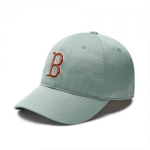 MLB N Cover Fit Slider Baseball Caps Light Green | USA_MLB83806