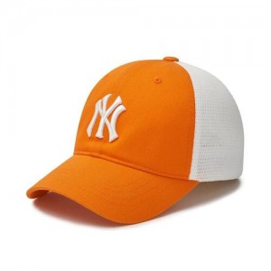 MLB New Cover Mesh Cap Orange | USA_MLB89202