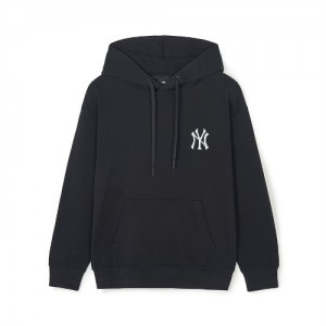 MLB New Year Dragon Overfit Hoodie Black | USA_MLB53300