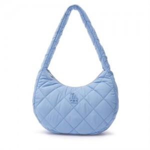 MLB Padding Quilted Hobo Bags Blue | USA_MLB23623