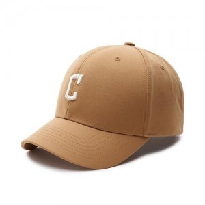 MLB Premium Basic Small Logo Structured Baseball Caps Beige | USA_MLB22381