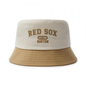 MLB Varisty Logo Bucket Cap White | USA_MLB52153