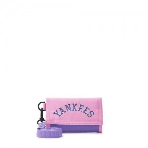 MLB Varsity Card Wallet Accessories Pink | USA_MLB12440