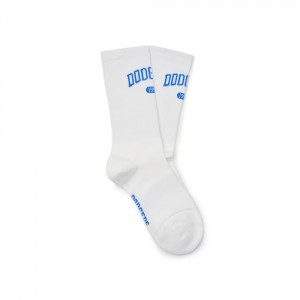 MLB Varsity Lettering Mid Socks White | USA_MLB87767