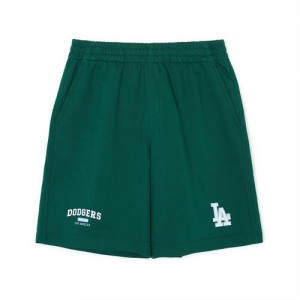 MLB Varsity Logo 9in Shorts Bottoms Green | USA_MLB86790