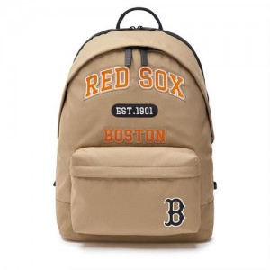 MLB Varsity Nylon Backpacks Brown | USA_MLB27982