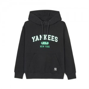 MLB Varsity Over Fit Hoodie Black | USA_MLB92646